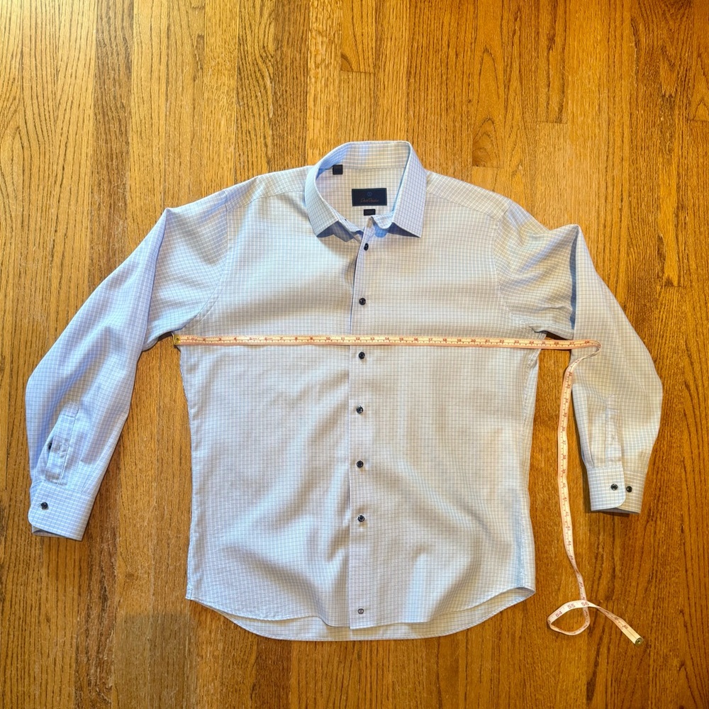 David Donahue Trim Fit Men’s Dress Shirt